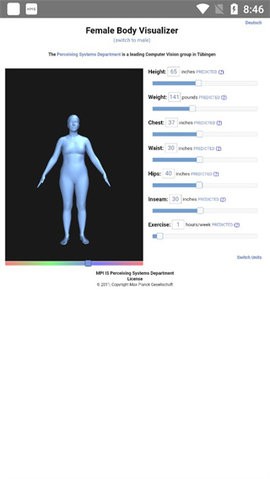 bodyvisualizer在线模拟器